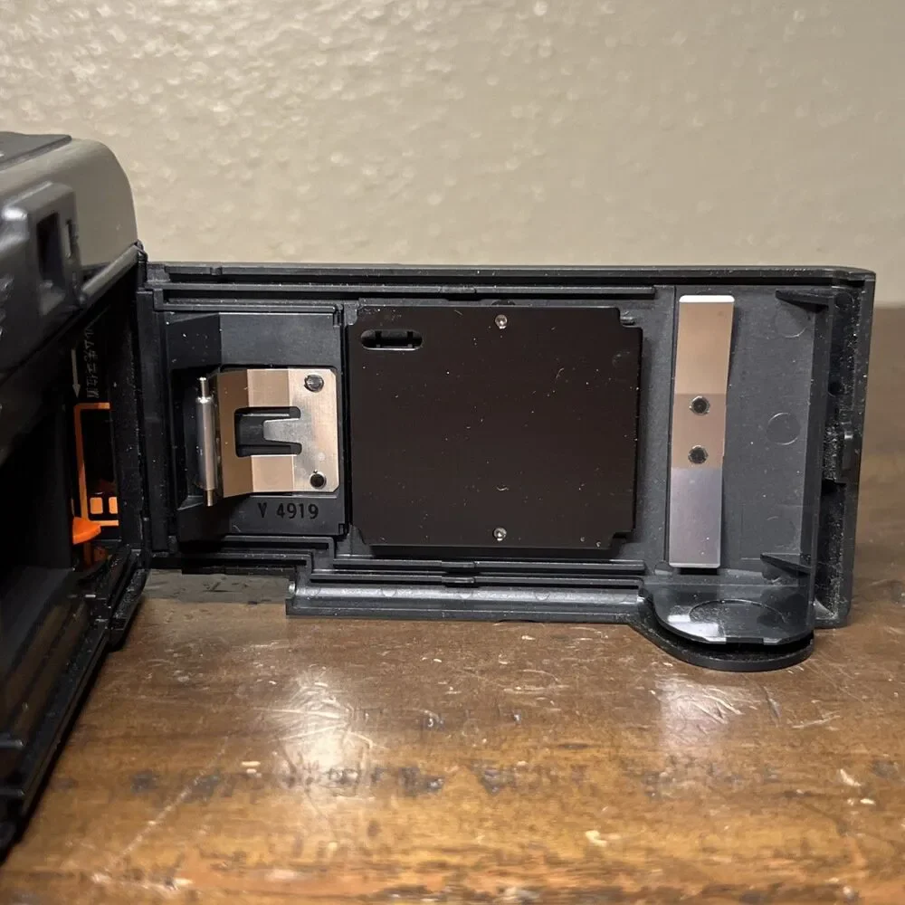 Canon camera being